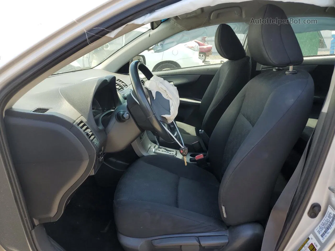 2010 Toyota Corolla Base Silver vin: 1NXBU4EE2AZ176157