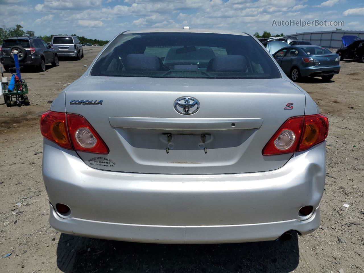 2010 Toyota Corolla Base Silver vin: 1NXBU4EE2AZ176157