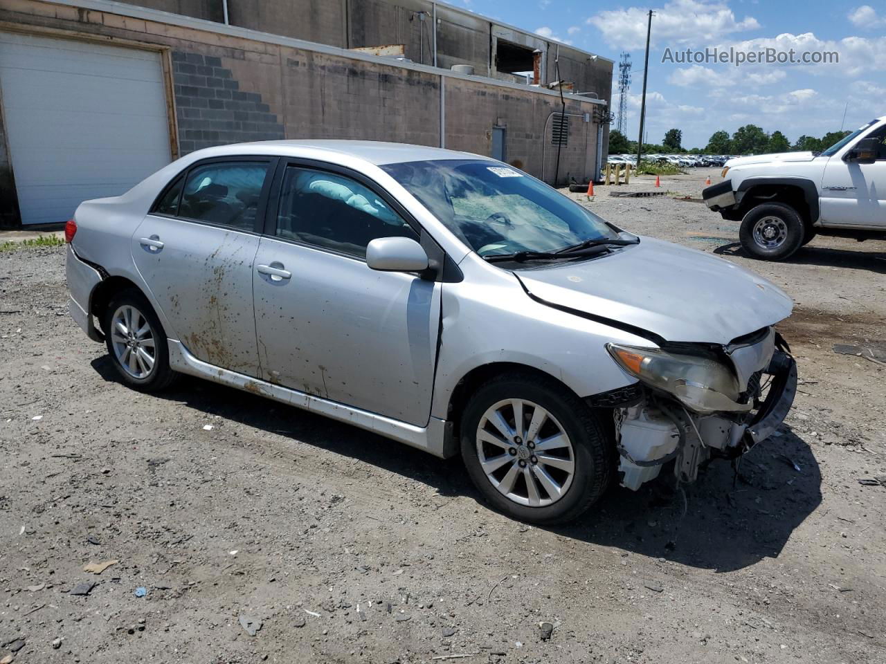 2010 Toyota Corolla Base Silver vin: 1NXBU4EE2AZ176157