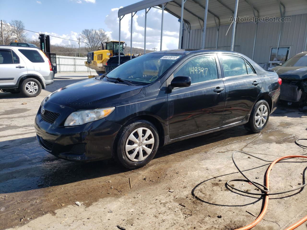 2010 Toyota Corolla Base Black vin: 1NXBU4EE2AZ187269