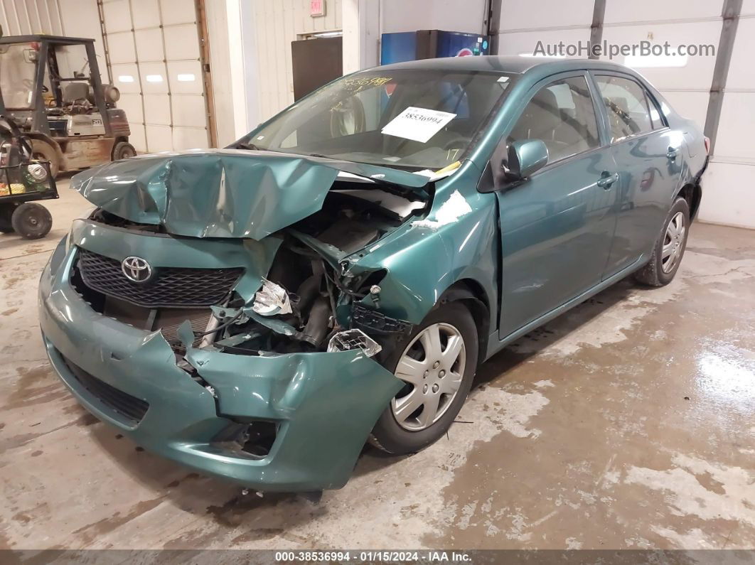 2010 Toyota Corolla Le Teal vin: 1NXBU4EE2AZ188728