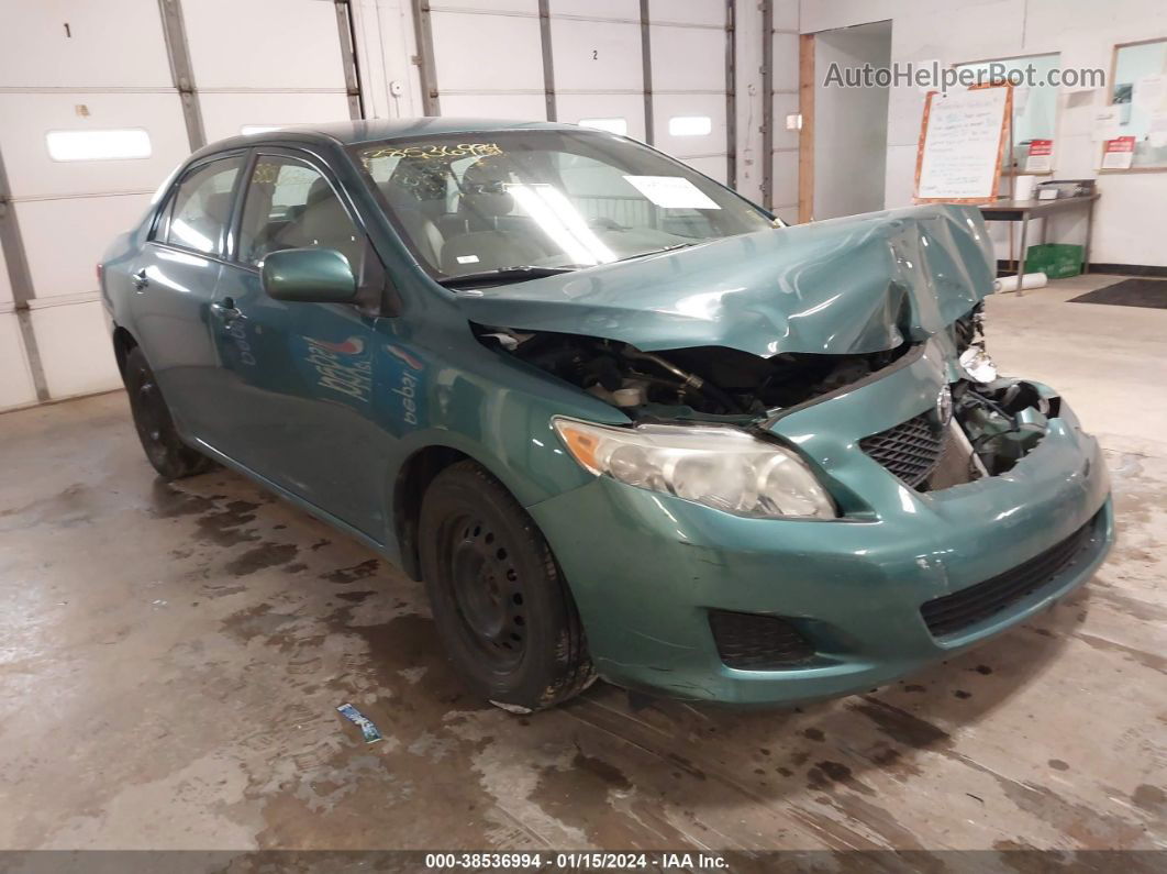 2010 Toyota Corolla Le Teal vin: 1NXBU4EE2AZ188728