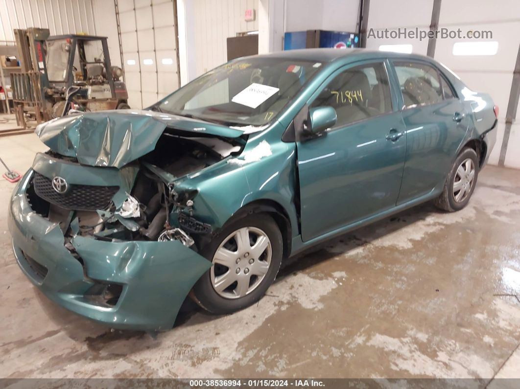 2010 Toyota Corolla Le Teal vin: 1NXBU4EE2AZ188728