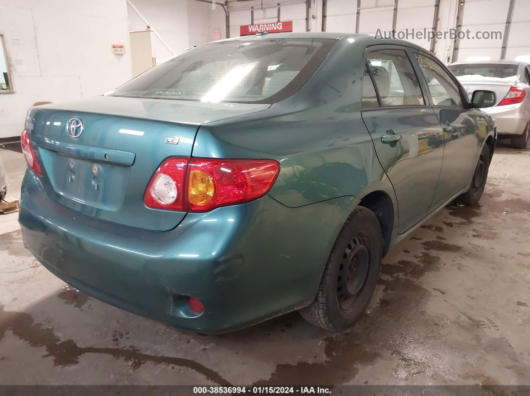 2010 Toyota Corolla Le Teal vin: 1NXBU4EE2AZ188728