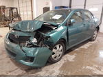 2010 Toyota Corolla Le Teal vin: 1NXBU4EE2AZ188728