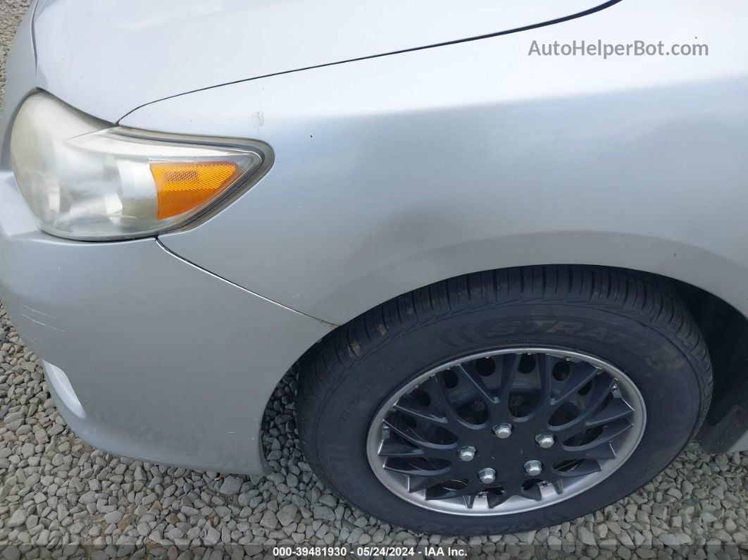 2010 Toyota Corolla   Silver vin: 1NXBU4EE2AZ251083