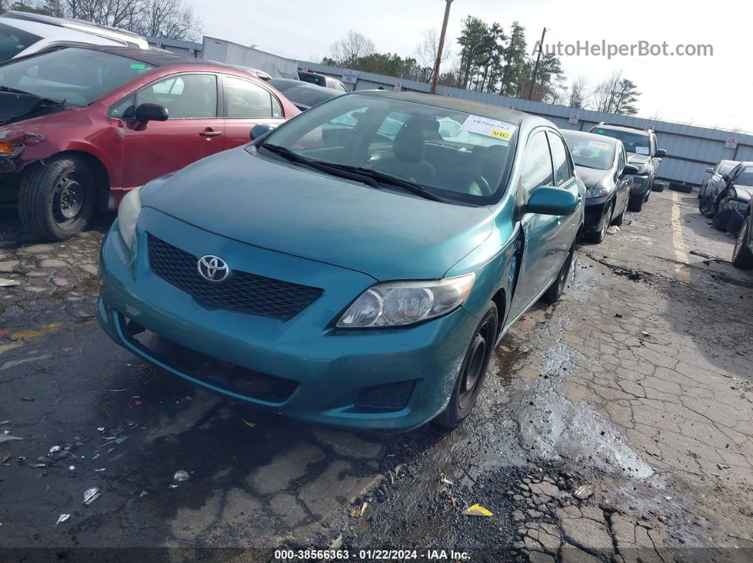 2010 Toyota Corolla Le Green vin: 1NXBU4EE2AZ259992