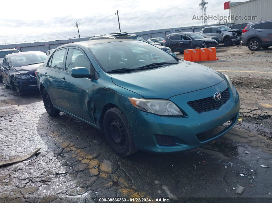 2010 Toyota Corolla Le Green vin: 1NXBU4EE2AZ259992