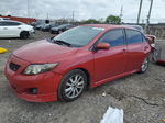 2010 Toyota Corolla Base Red vin: 1NXBU4EE2AZ271110