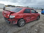 2010 Toyota Corolla Base Red vin: 1NXBU4EE2AZ271110