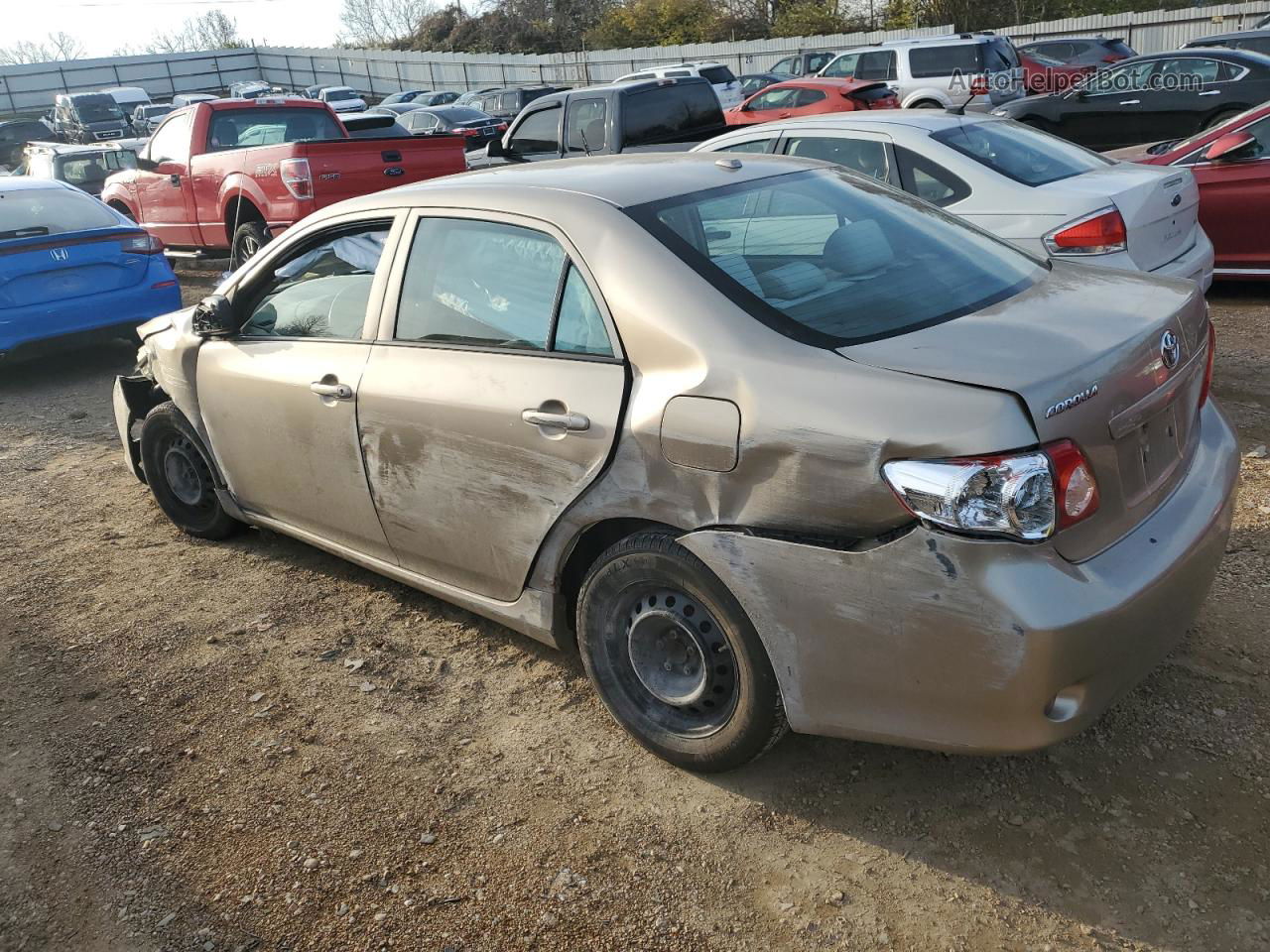 2010 Toyota Corolla Base Tan vin: 1NXBU4EE2AZ275142