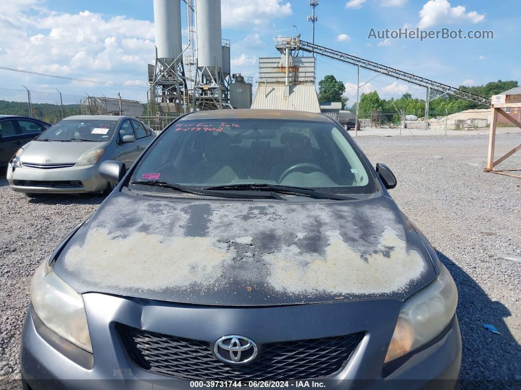 2010 Toyota Corolla Le Gray vin: 1NXBU4EE2AZ275402