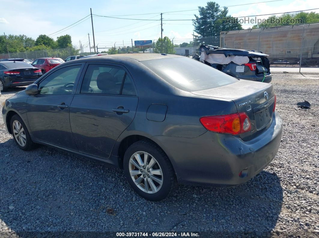 2010 Toyota Corolla Le Gray vin: 1NXBU4EE2AZ275402