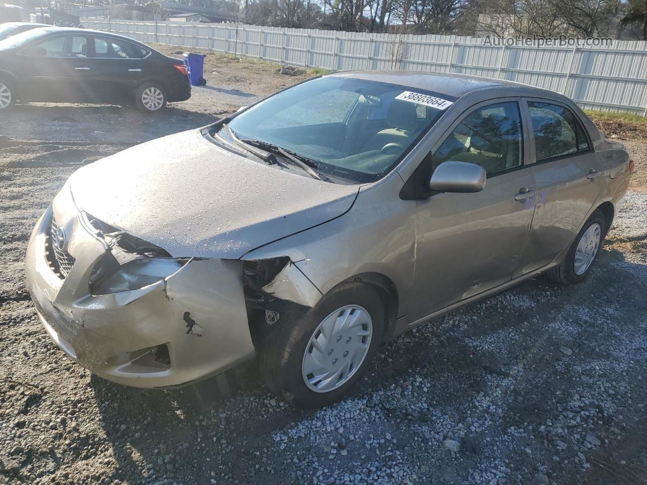 2010 Toyota Corolla Base Gold vin: 1NXBU4EE2AZ276310