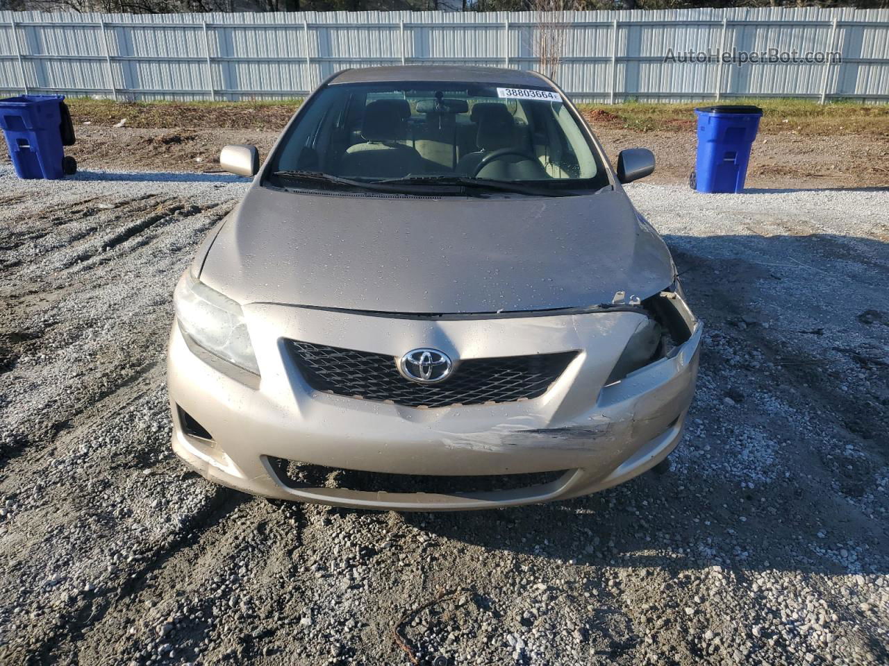 2010 Toyota Corolla Base Золотой vin: 1NXBU4EE2AZ276310