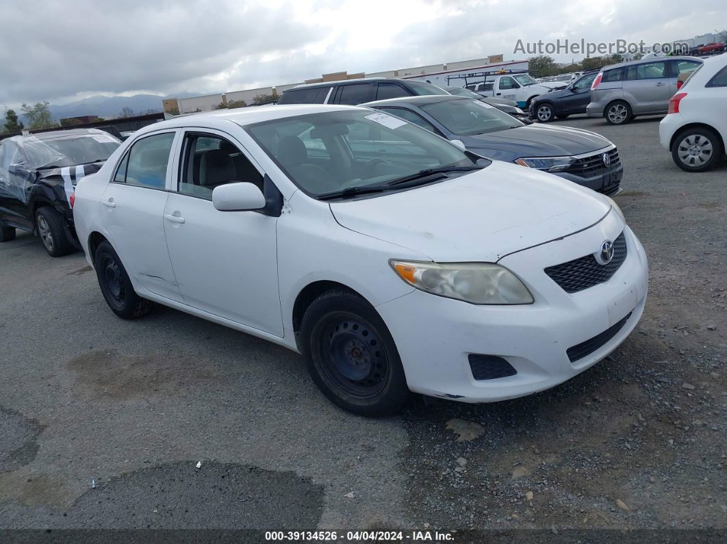 2010 Toyota Corolla Le White vin: 1NXBU4EE2AZ311749