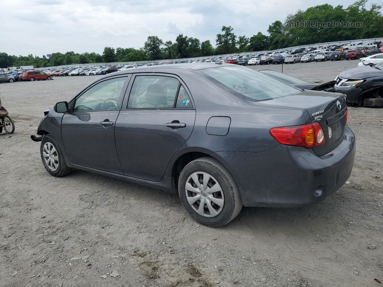 2010 Toyota Corolla Base Серый vin: 1NXBU4EE2AZ348655