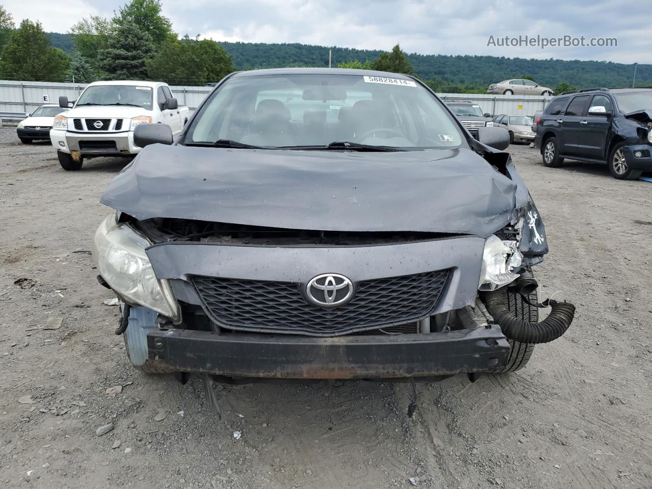 2010 Toyota Corolla Base Gray vin: 1NXBU4EE2AZ348655