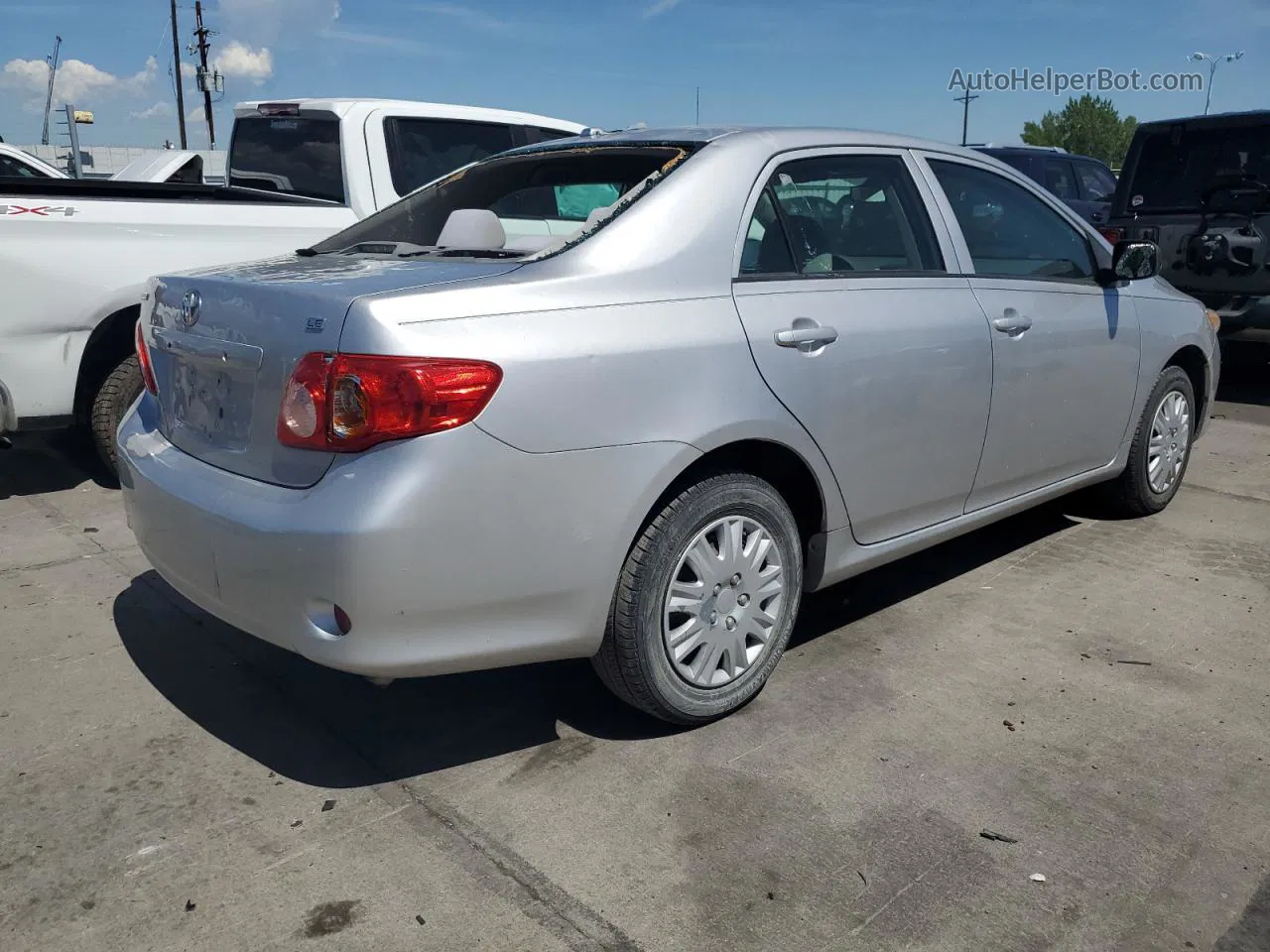 2010 Toyota Corolla Base Silver vin: 1NXBU4EE2AZ379792