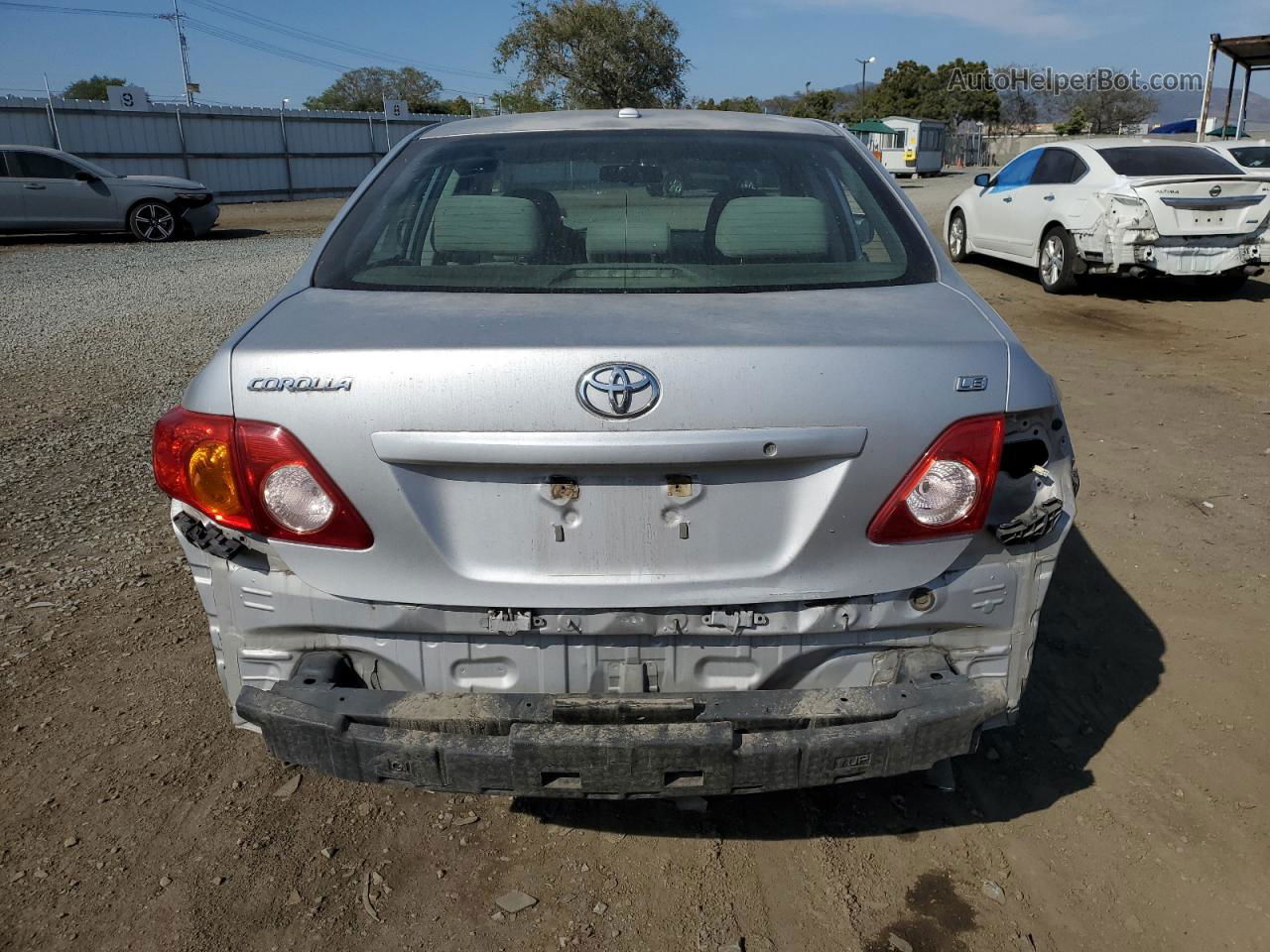 2010 Toyota Corolla Base Silver vin: 1NXBU4EE2AZ381820