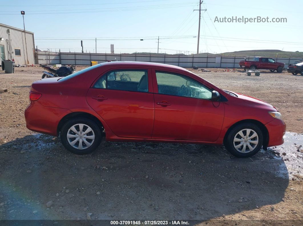 2010 Toyota Corolla   Красный vin: 1NXBU4EE3AZ169041