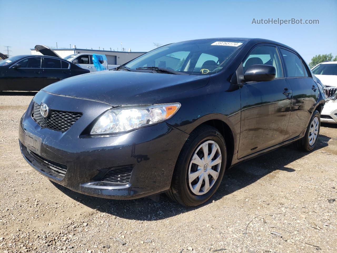 2010 Toyota Corolla Base Black vin: 1NXBU4EE3AZ175714