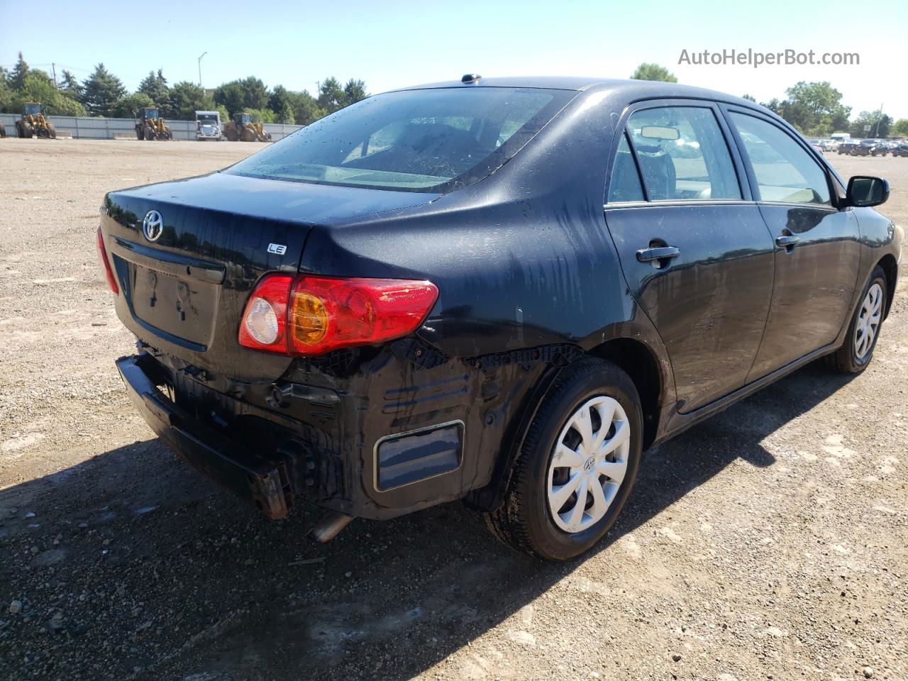 2010 Toyota Corolla Base Черный vin: 1NXBU4EE3AZ175714