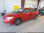 2010 Toyota Corolla Le Red vin: 1NXBU4EE3AZ202443