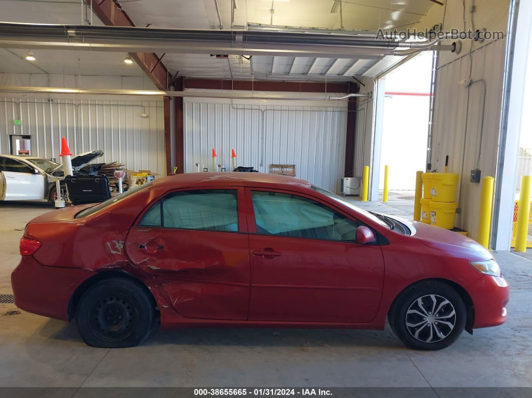 2010 Toyota Corolla Le Red vin: 1NXBU4EE3AZ202443