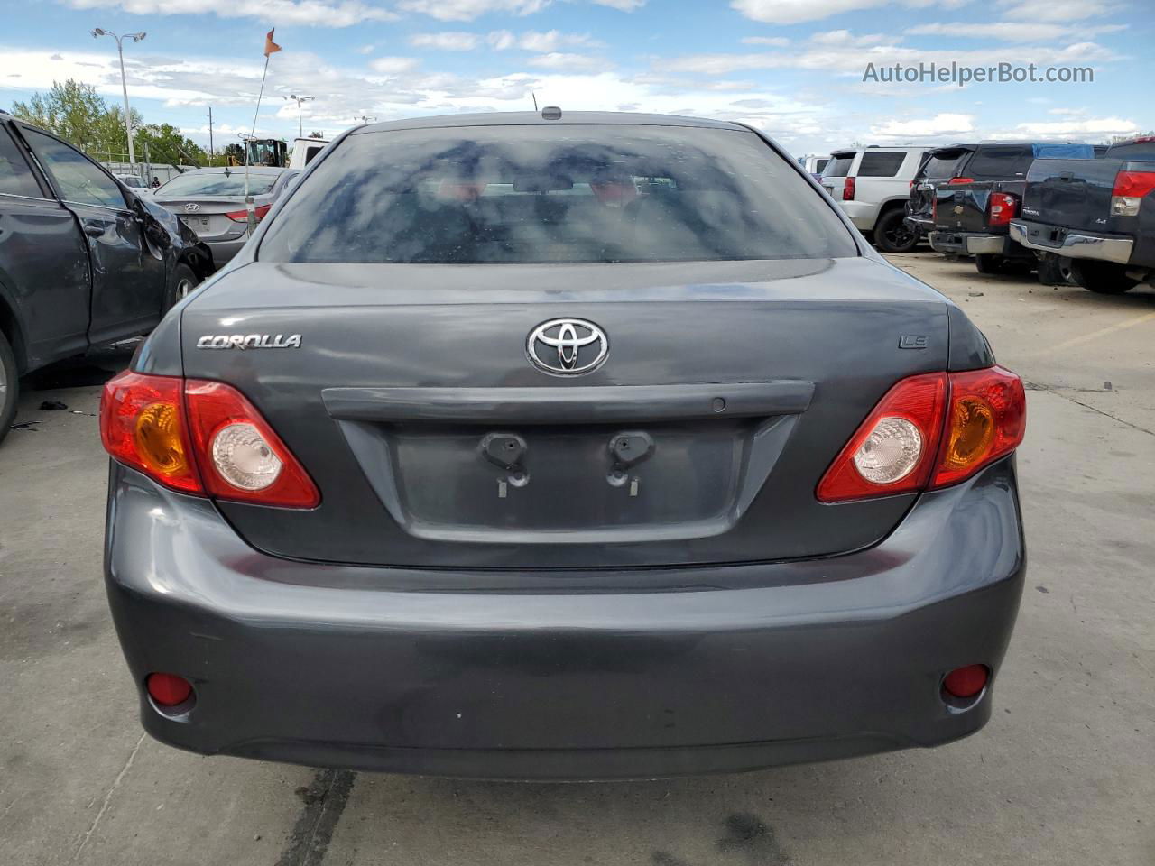 2010 Toyota Corolla Base Gray vin: 1NXBU4EE3AZ210011