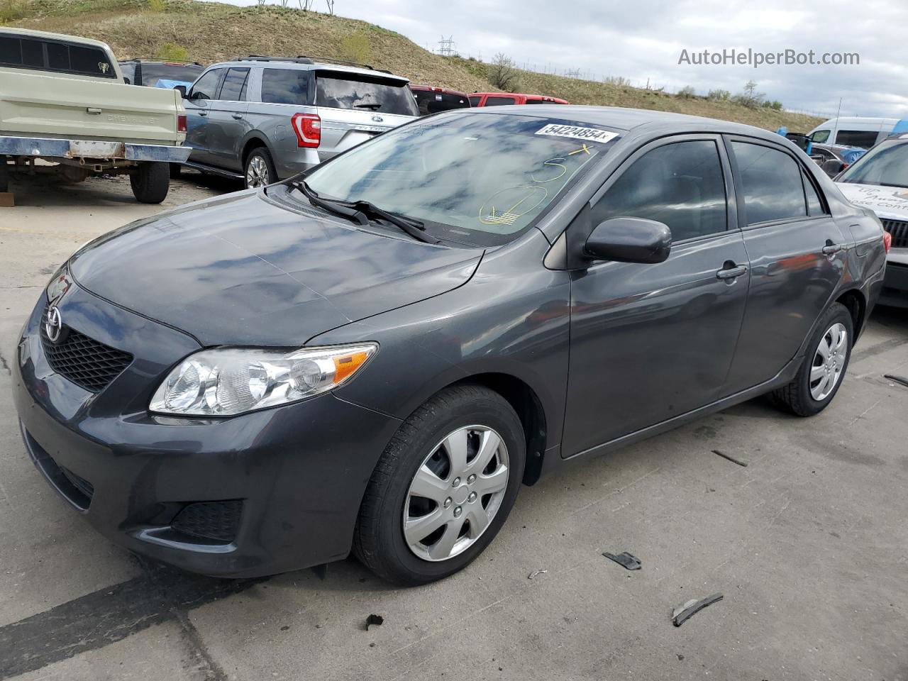 2010 Toyota Corolla Base Gray vin: 1NXBU4EE3AZ210011