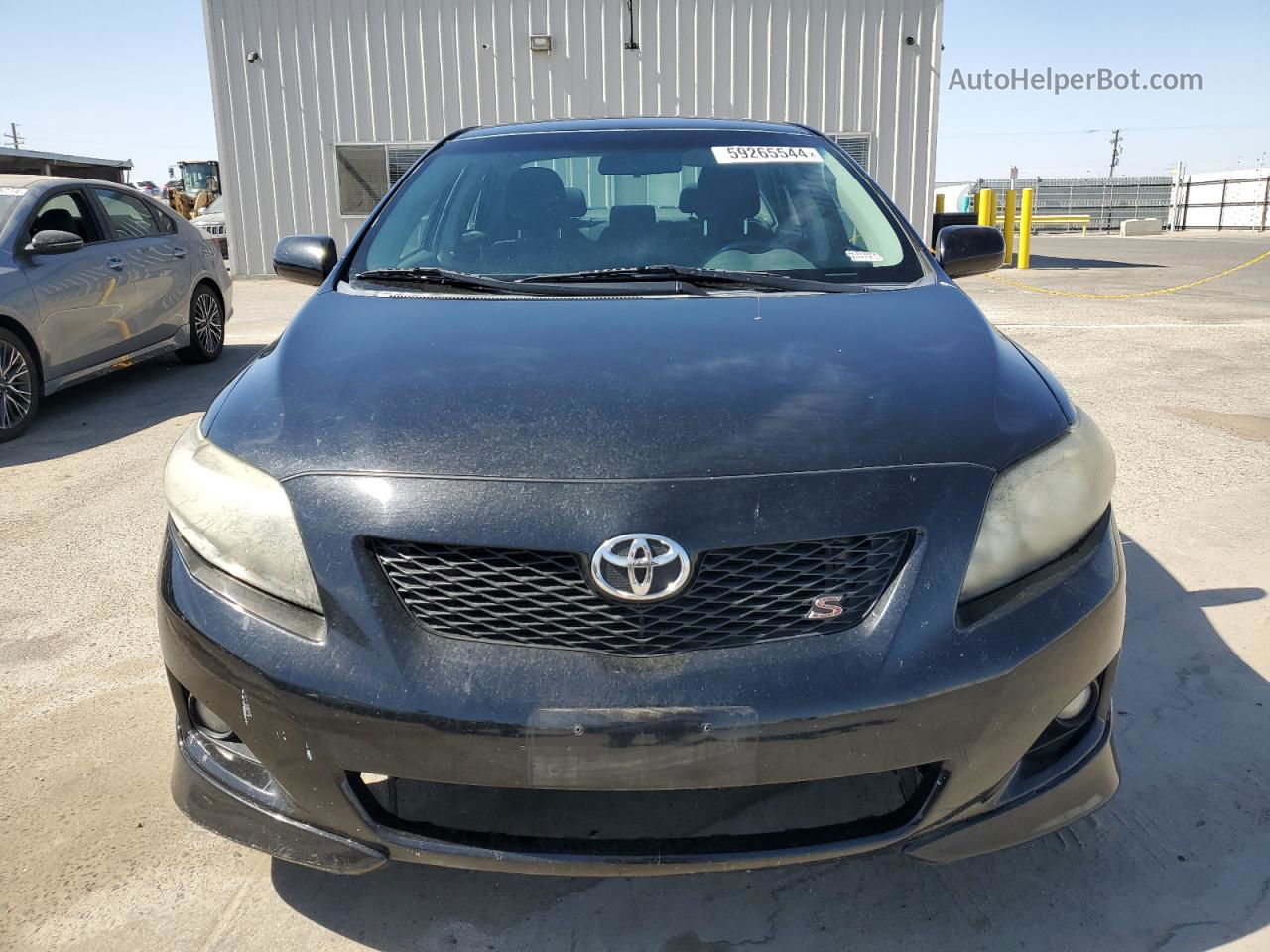 2010 Toyota Corolla Base Black vin: 1NXBU4EE3AZ213412