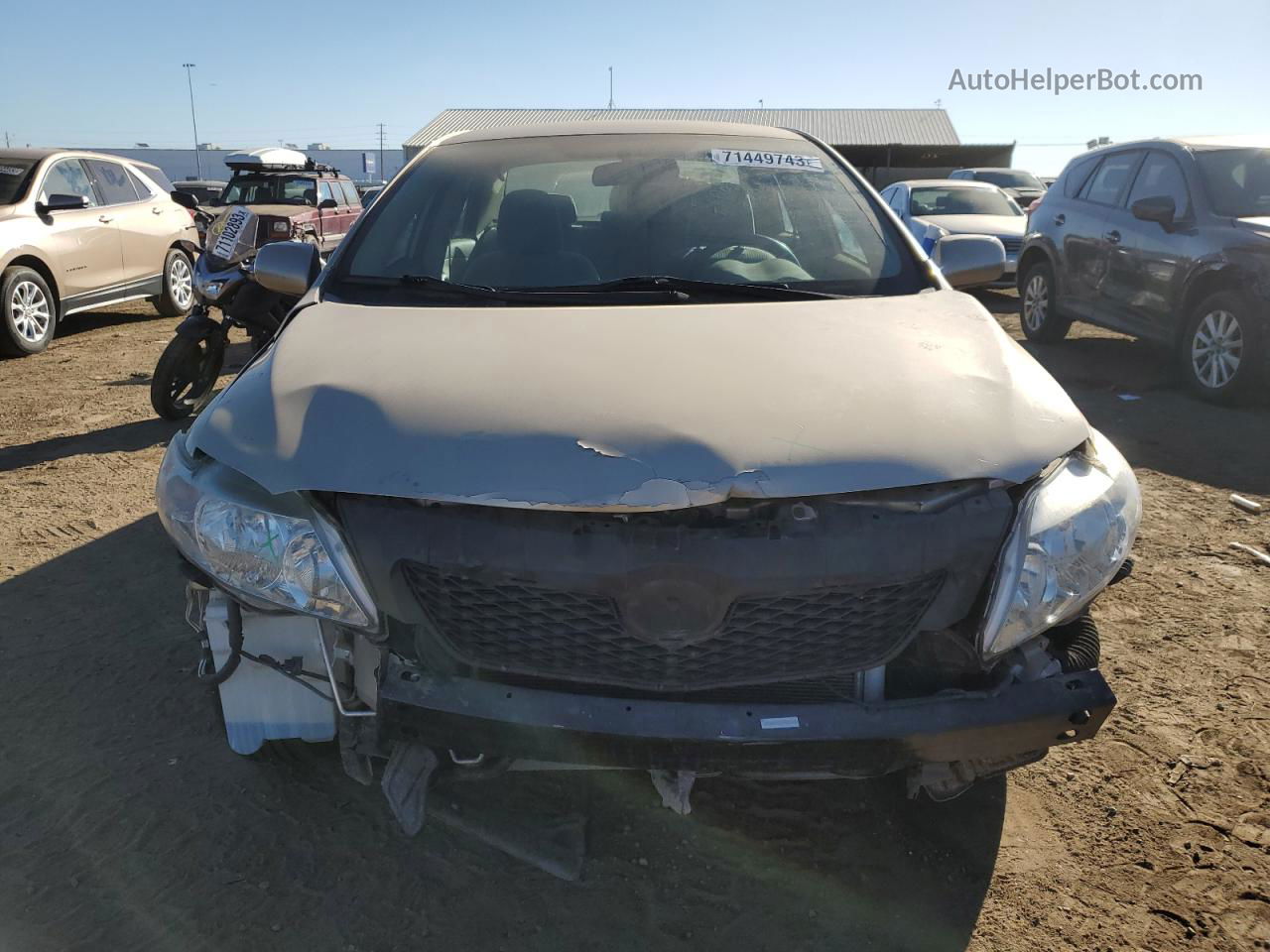 2010 Toyota Corolla Base Gray vin: 1NXBU4EE3AZ224054