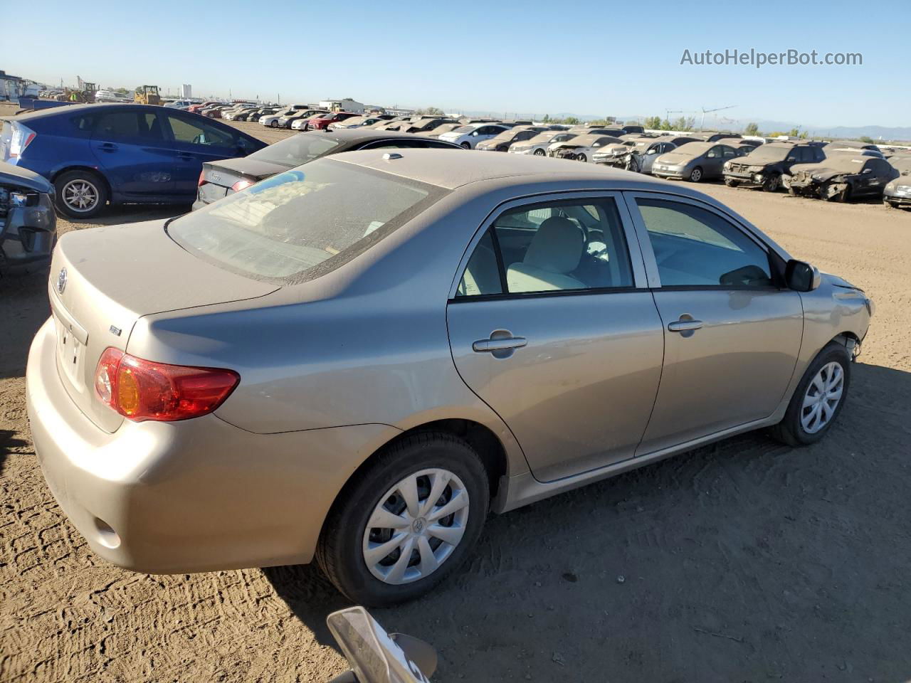 2010 Toyota Corolla Base Серый vin: 1NXBU4EE3AZ224054