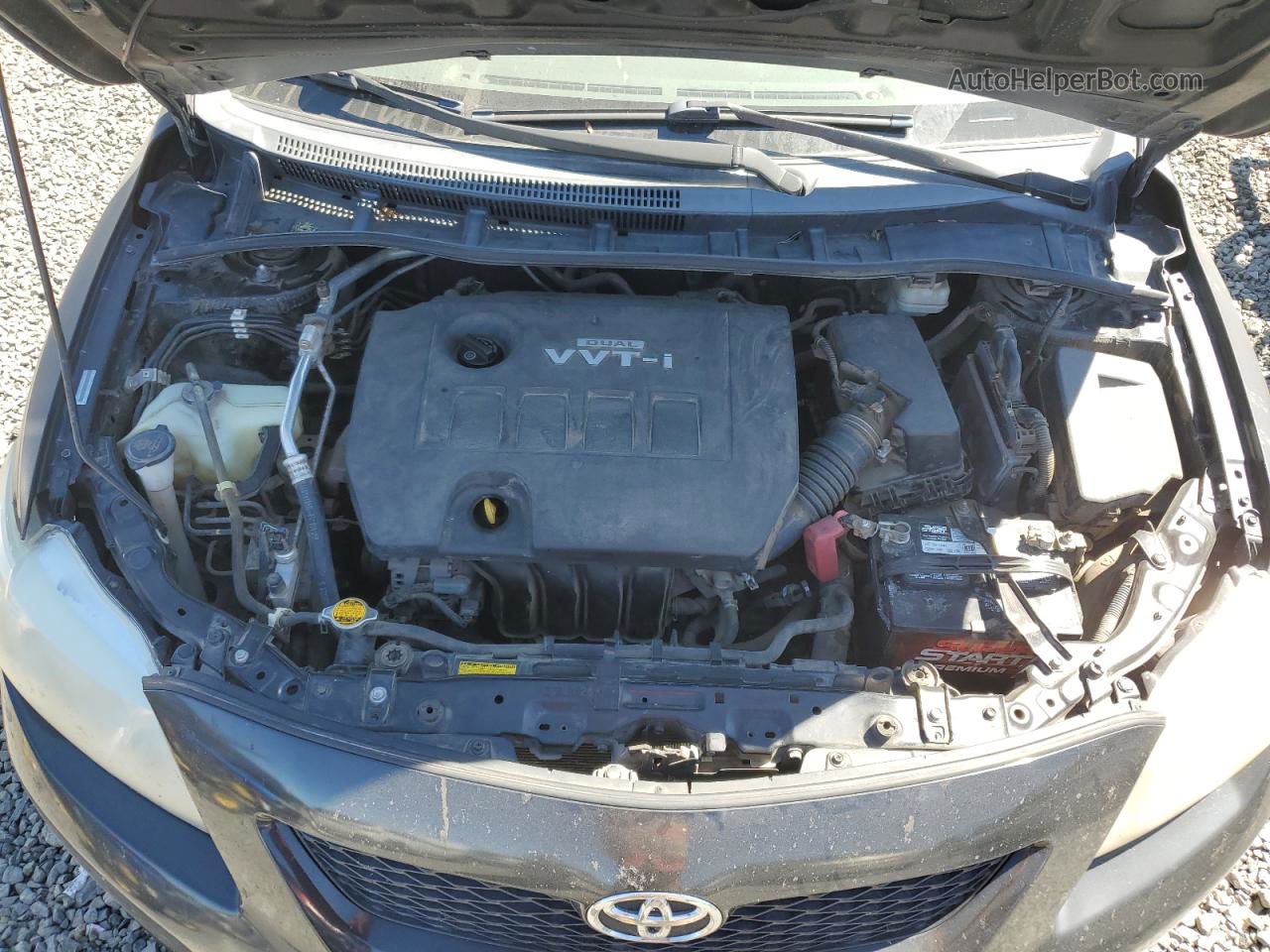 2010 Toyota Corolla Base Черный vin: 1NXBU4EE3AZ258172