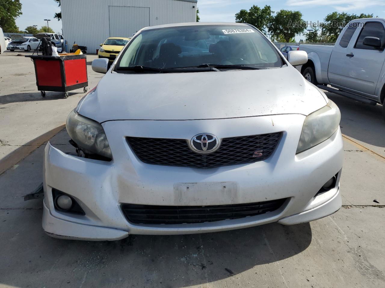 2010 Toyota Corolla Base Silver vin: 1NXBU4EE3AZ259693