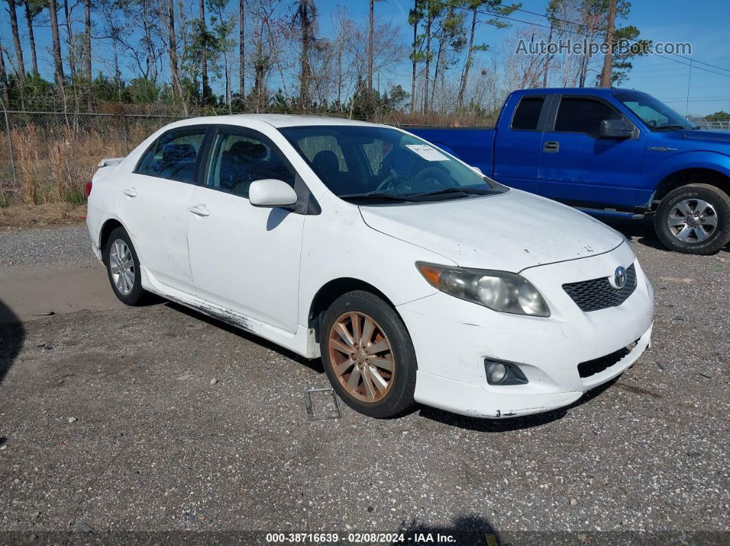 2010 Toyota Corolla S White vin: 1NXBU4EE3AZ267793