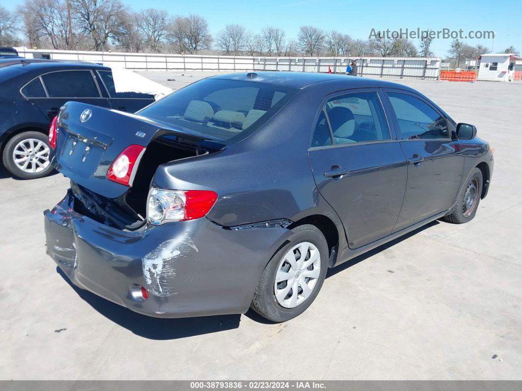 2010 Toyota Corolla Le Gray vin: 1NXBU4EE3AZ278079