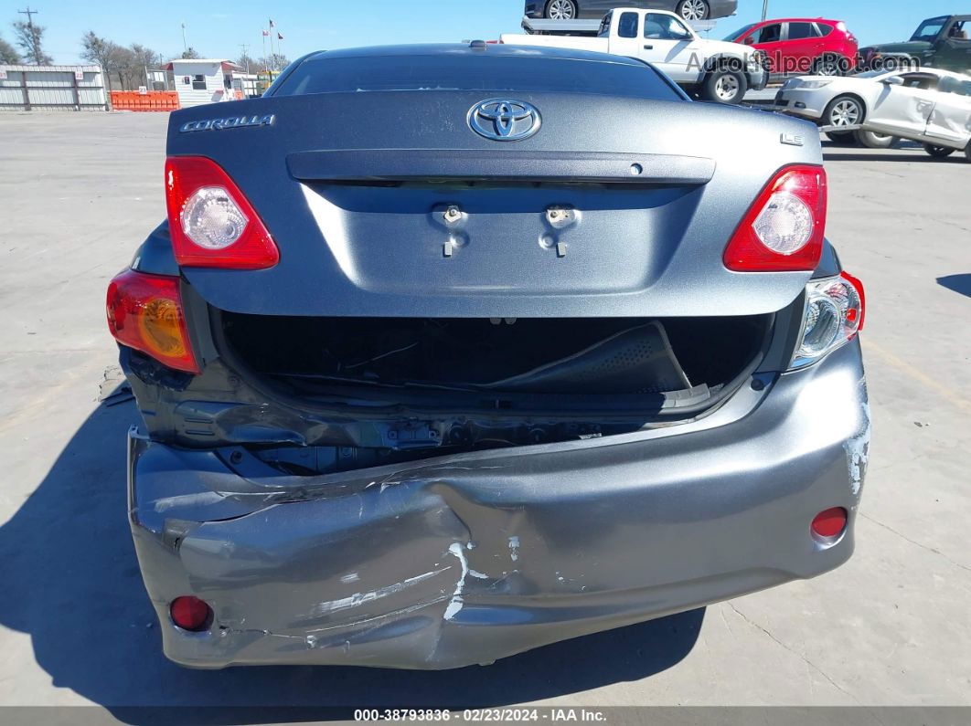 2010 Toyota Corolla Le Gray vin: 1NXBU4EE3AZ278079