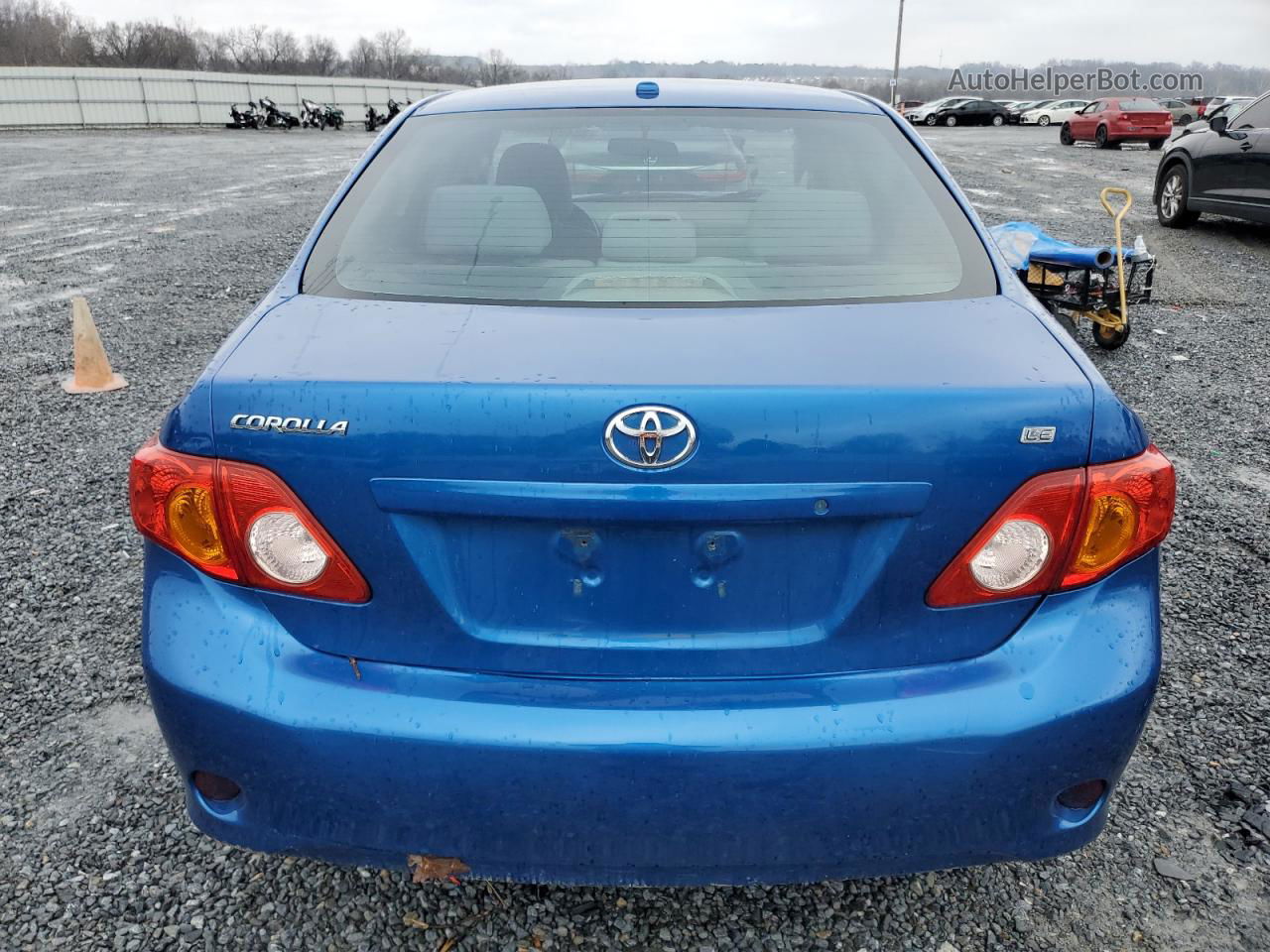 2010 Toyota Corolla Base Blue vin: 1NXBU4EE3AZ278986