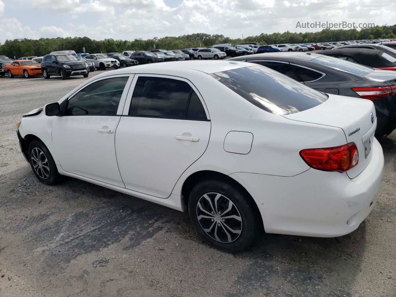 2010 Toyota Corolla Base White vin: 1NXBU4EE3AZ284416