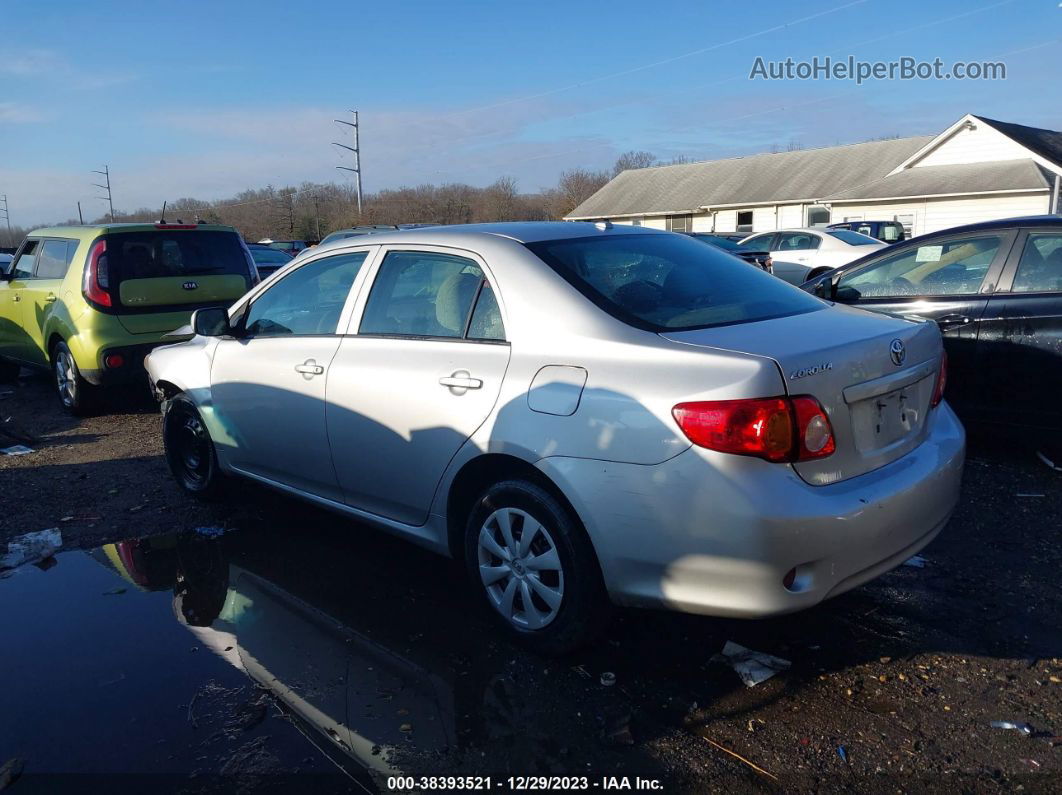 2010 Toyota Corolla Le Silver vin: 1NXBU4EE3AZ302588