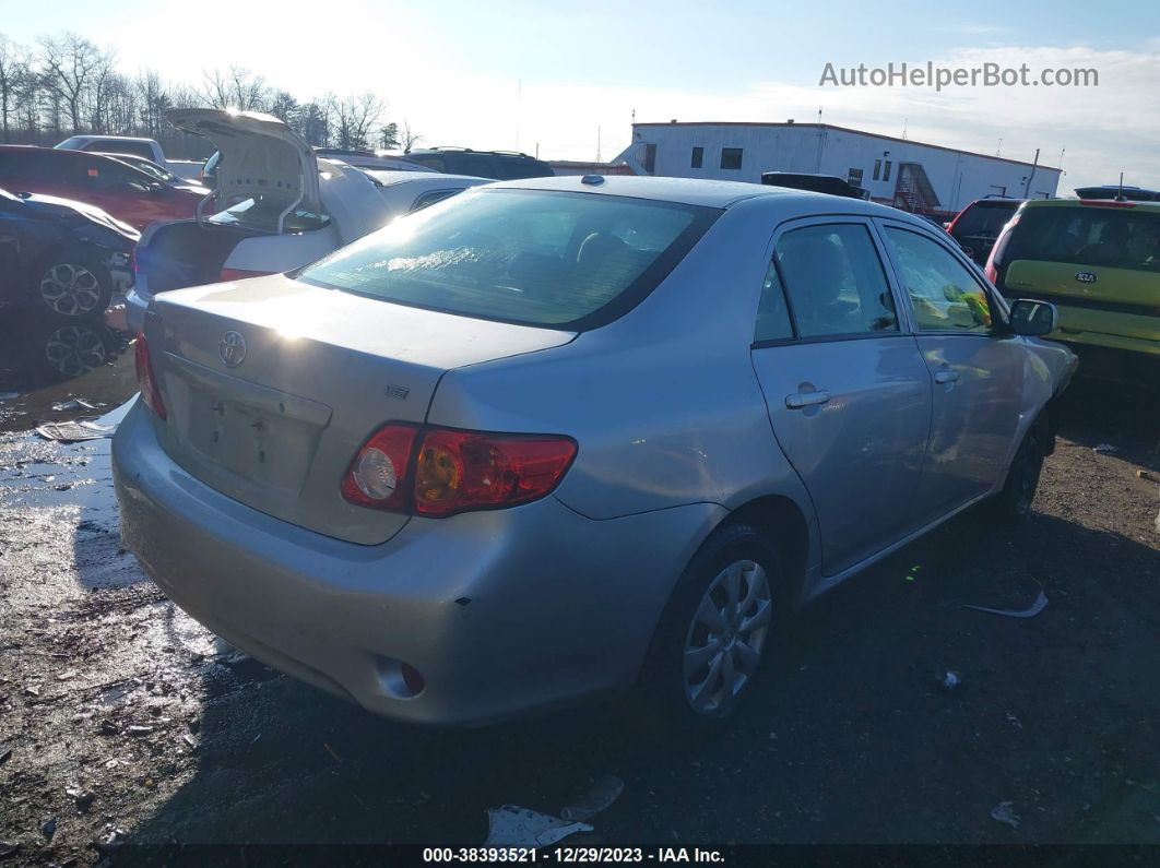 2010 Toyota Corolla Le Silver vin: 1NXBU4EE3AZ302588