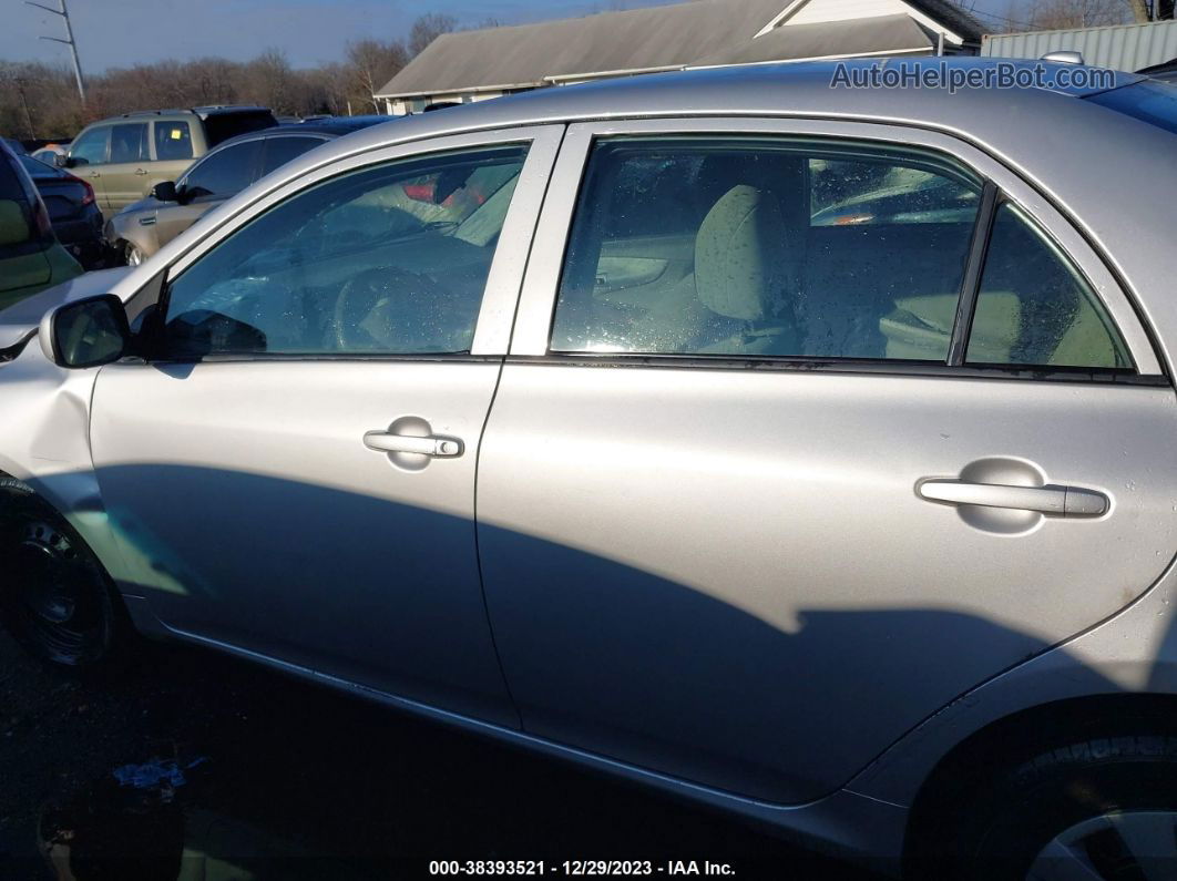 2010 Toyota Corolla Le Silver vin: 1NXBU4EE3AZ302588