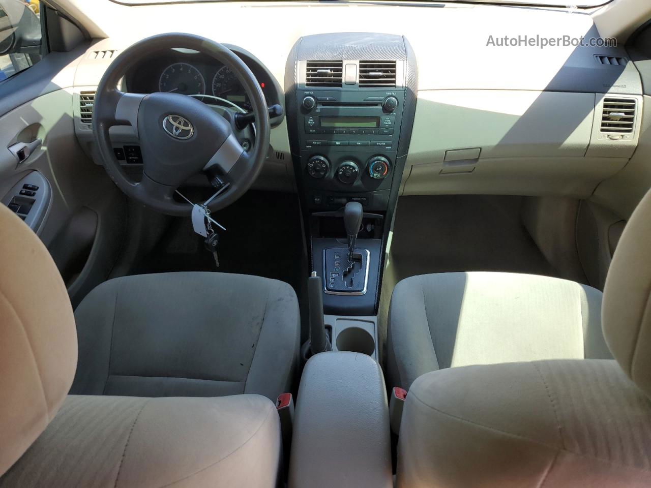 2010 Toyota Corolla Base Tan vin: 1NXBU4EE3AZ307824