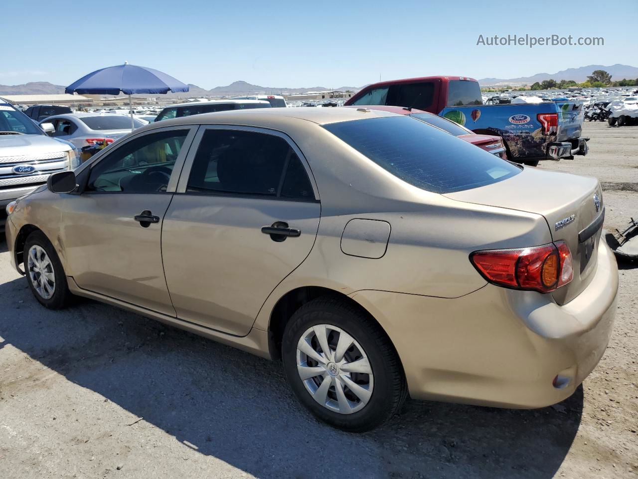 2010 Toyota Corolla Base Tan vin: 1NXBU4EE3AZ307824