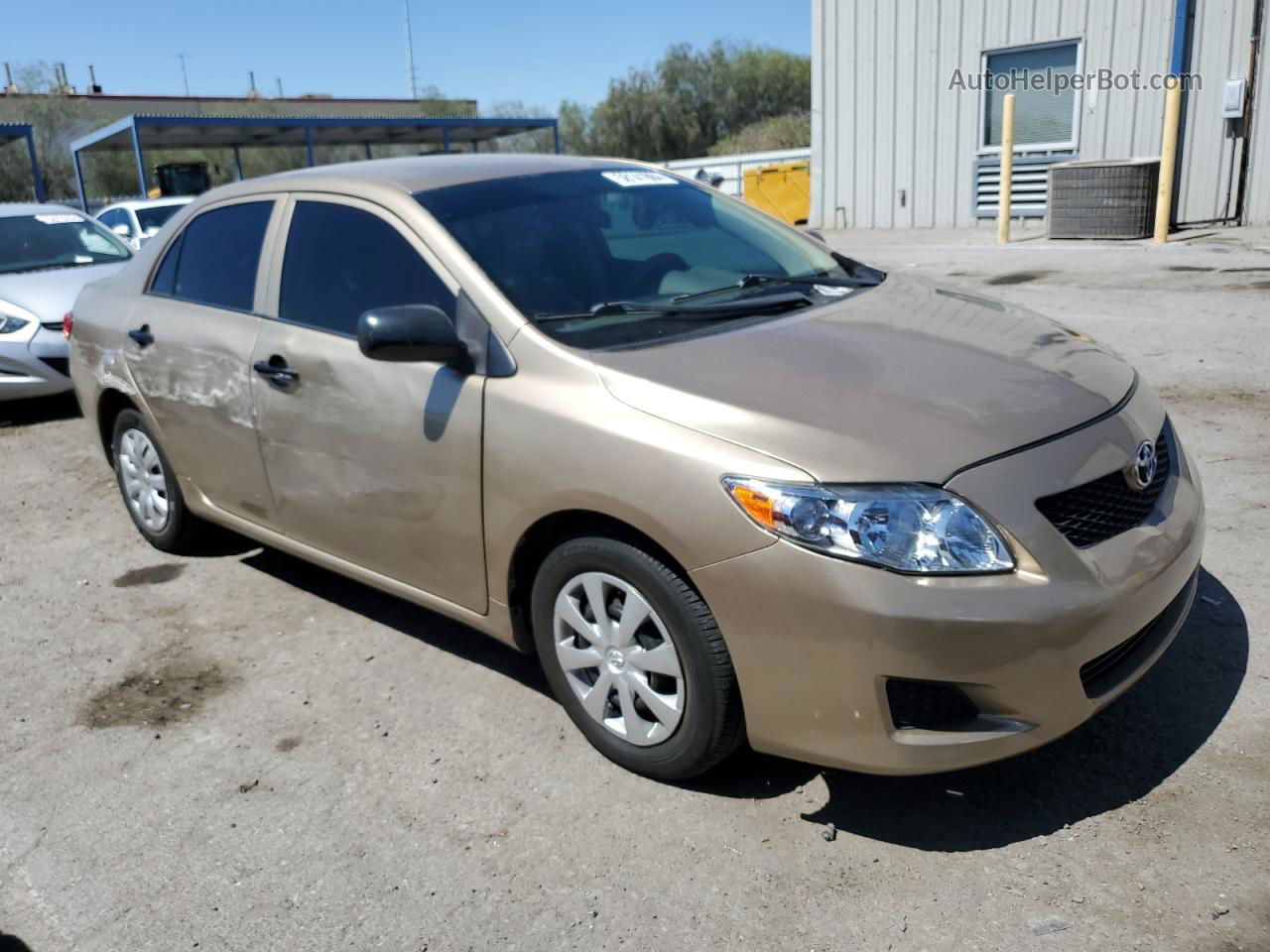 2010 Toyota Corolla Base Tan vin: 1NXBU4EE3AZ307824