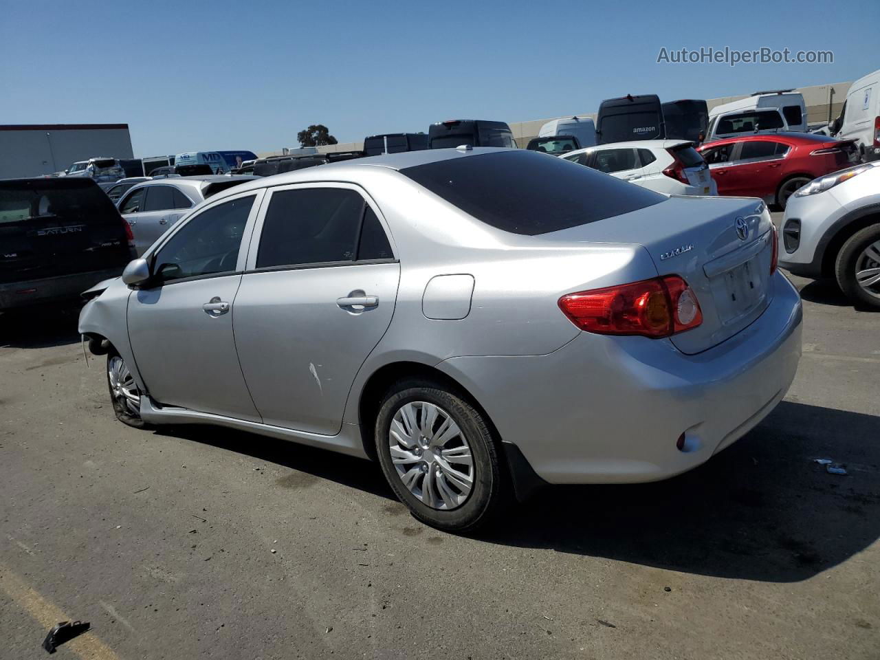 2010 Toyota Corolla Base Silver vin: 1NXBU4EE3AZ315129