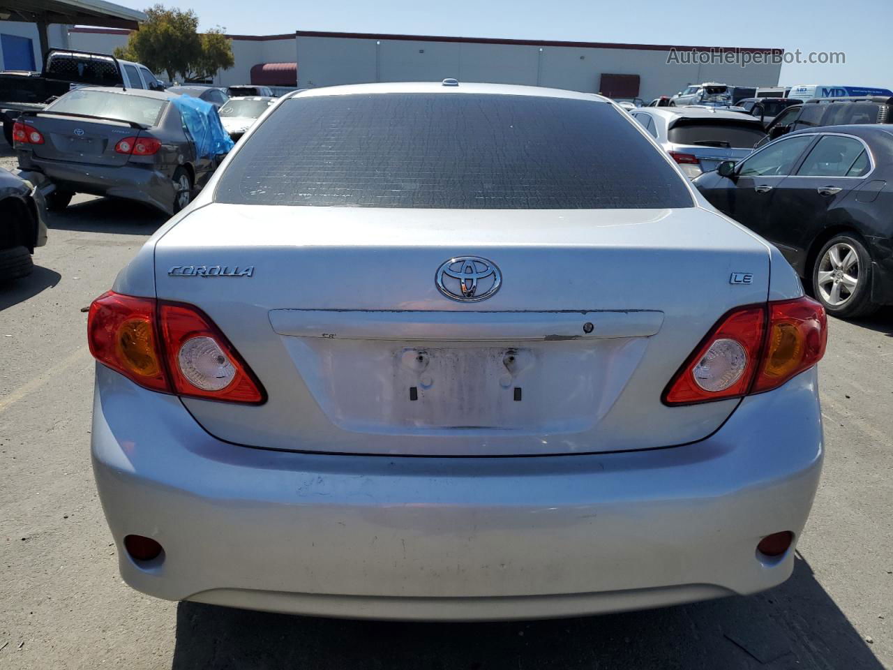 2010 Toyota Corolla Base Silver vin: 1NXBU4EE3AZ315129