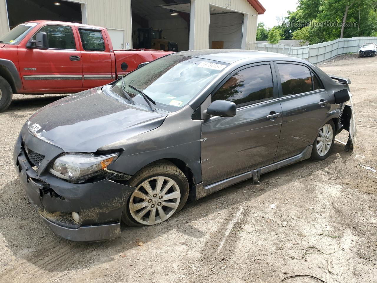 2010 Toyota Corolla Base Gray vin: 1NXBU4EE3AZ332108